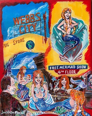 Webbs City Mermaid Painting Referenced In Weeki Wachee Review